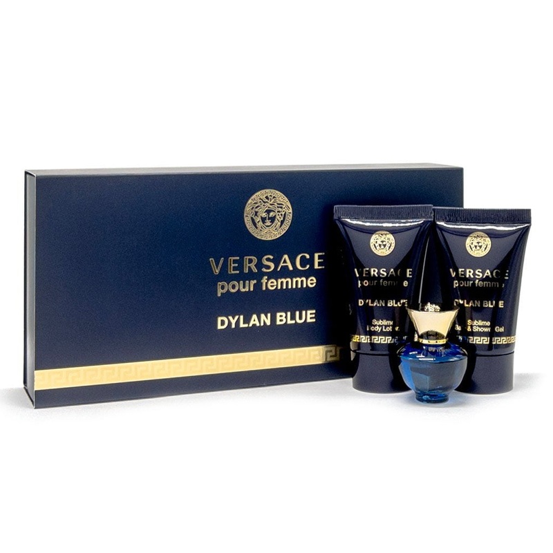Dylan Blue Miniature Set for Women by Versace 0.17 oz.
