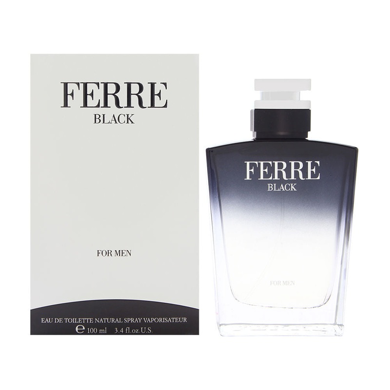 Ferre Black for Men by Gianfranco Ferre 3.4 oz Eau de Toilette Spray