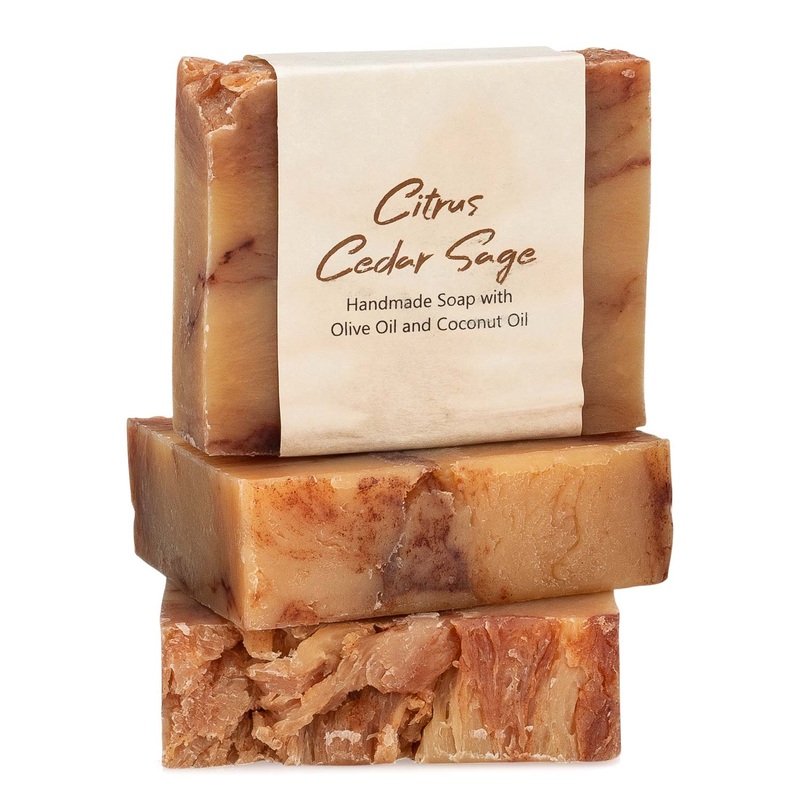 Natural Bar Soap 3 Pack – Citrus Cedar Sage