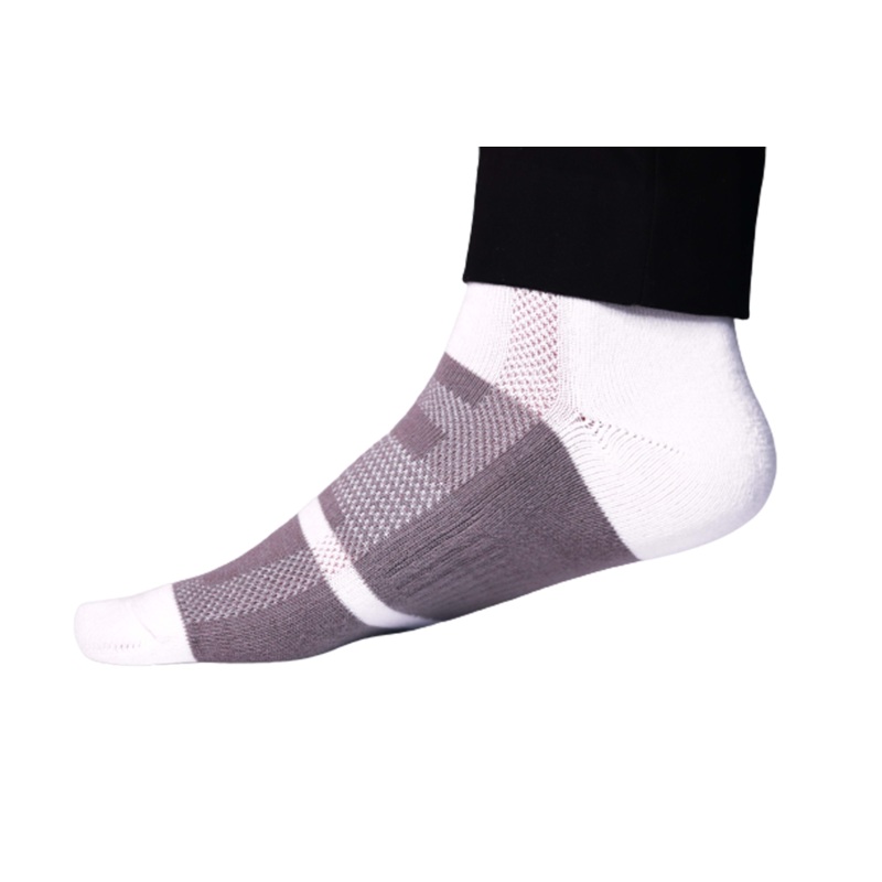 Chokore Light Grey And White Men’s Cotton Socks