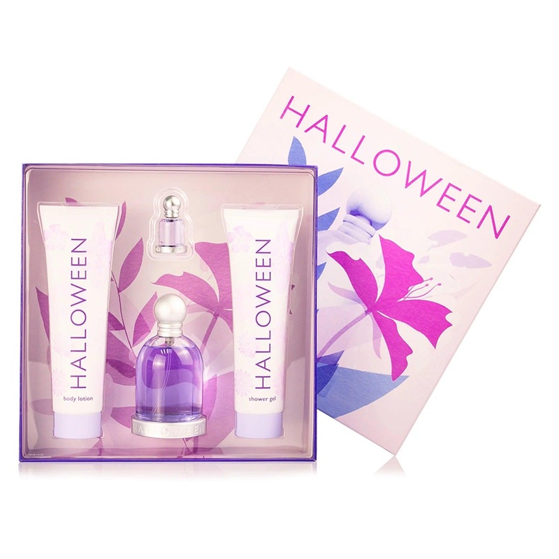 Halloween EDT for Women Gift Set (4PC) 100mL + 4.5 mL mini + 150mL body lotion + 150mL shower gel