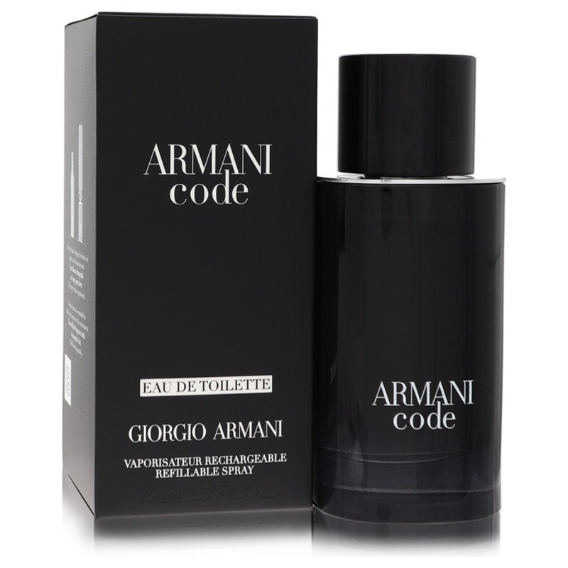 Armani Code 2.5 Refillable EDT Spray 2.5 Oz Cologne by Giorgio Armani for Men