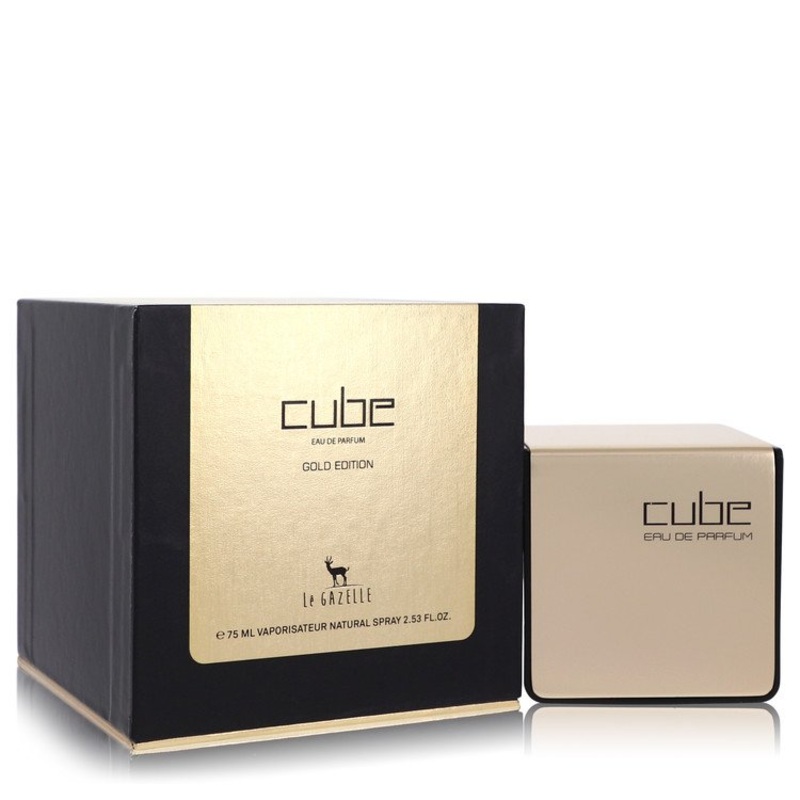 Le Gazelle Cube Gold Edition by Le Gazelle Eau De Parfum Spray 2.53 oz / 75 ml for Men