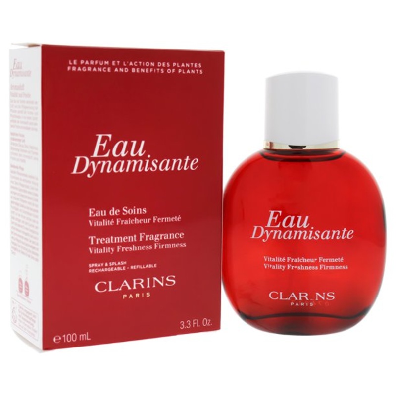 Clarins Eau Dynamisante Perfume Spray (REFILLABLE) 3.3 OZ Treatment Fragrance