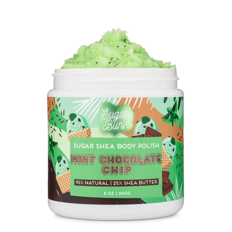 Sugar Shea Body Polish – Mint Chocolate Chip