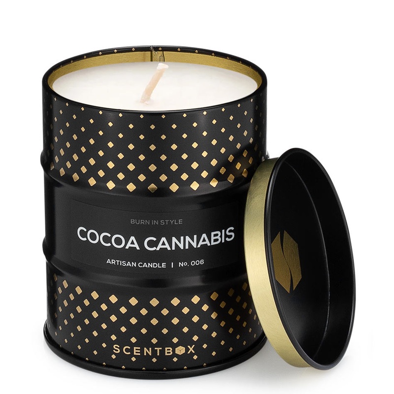 Gold Diamond Candle – Cocoa Cannabis