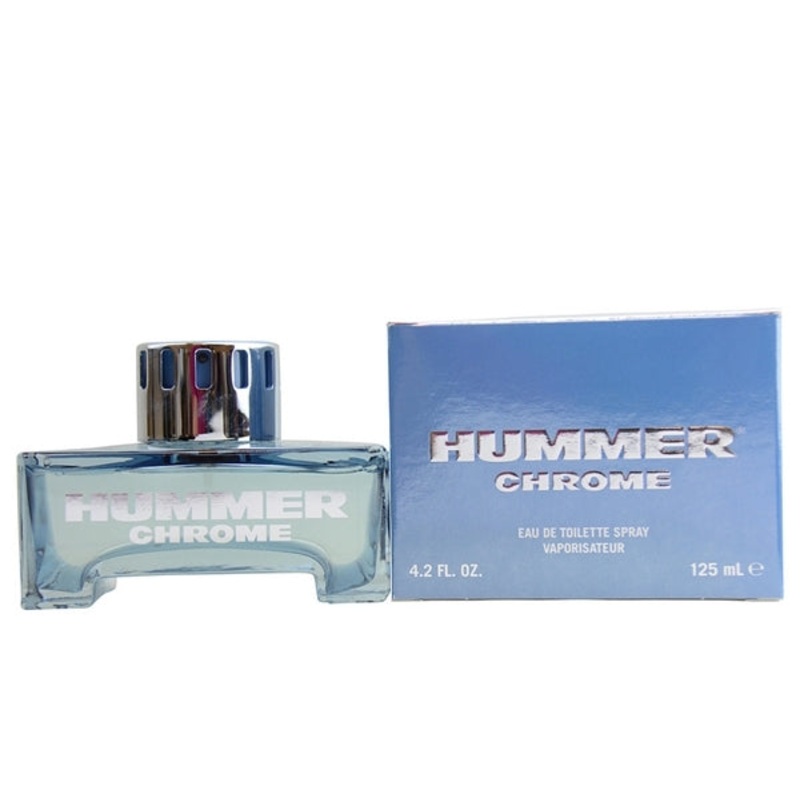 Hummer Chrome by Hummer 4.2 Oz. Eau De Toilette For Men