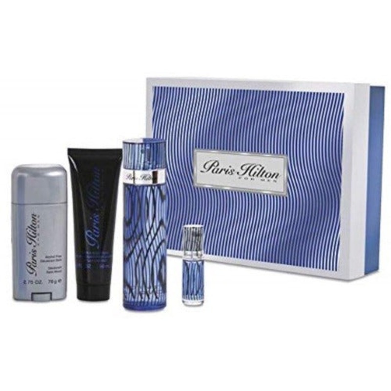 Paris Hilton Man 4 Piece Gift Set 4 Piece Gift Set With 3.4 Oz EDT