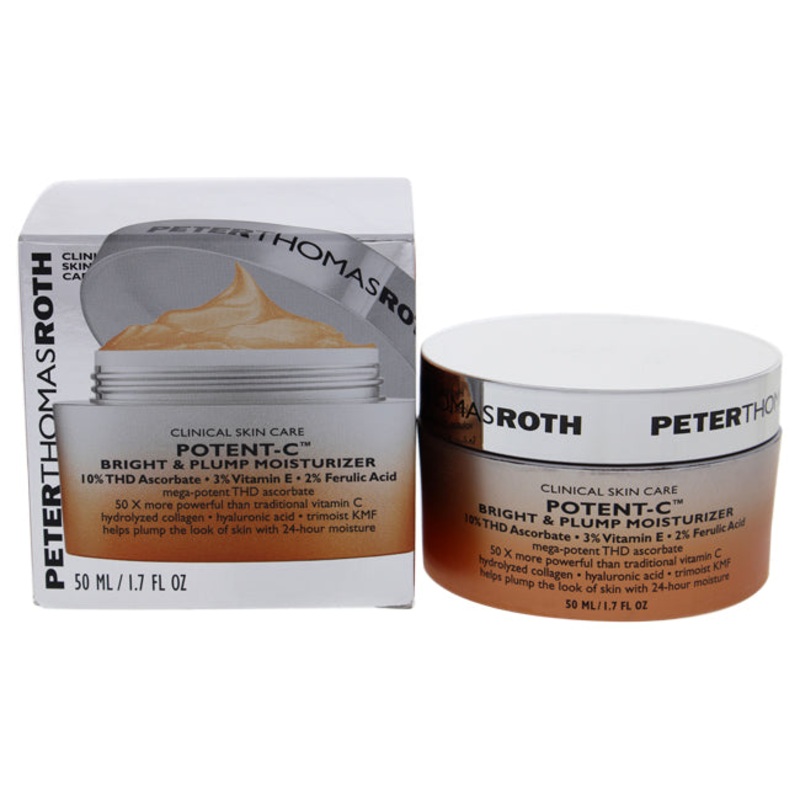 Potent-C Bright and Plump Moisturizer by Peter Thomas Roth for Unisex – 1.7 oz Moisturizer