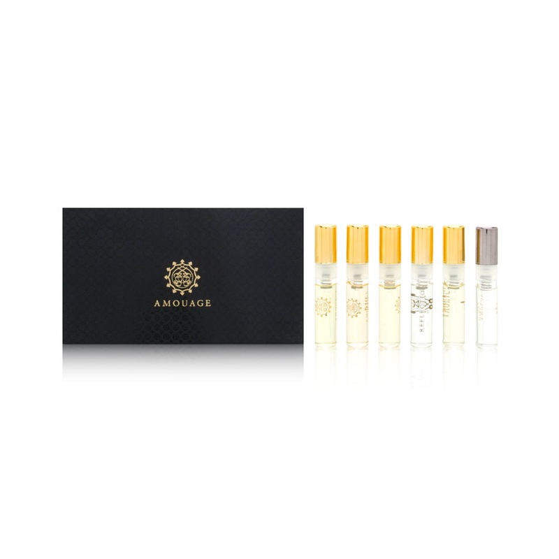 Amouage Fragrance Travel Minature Bottle Collection for Men 6 Piece Set