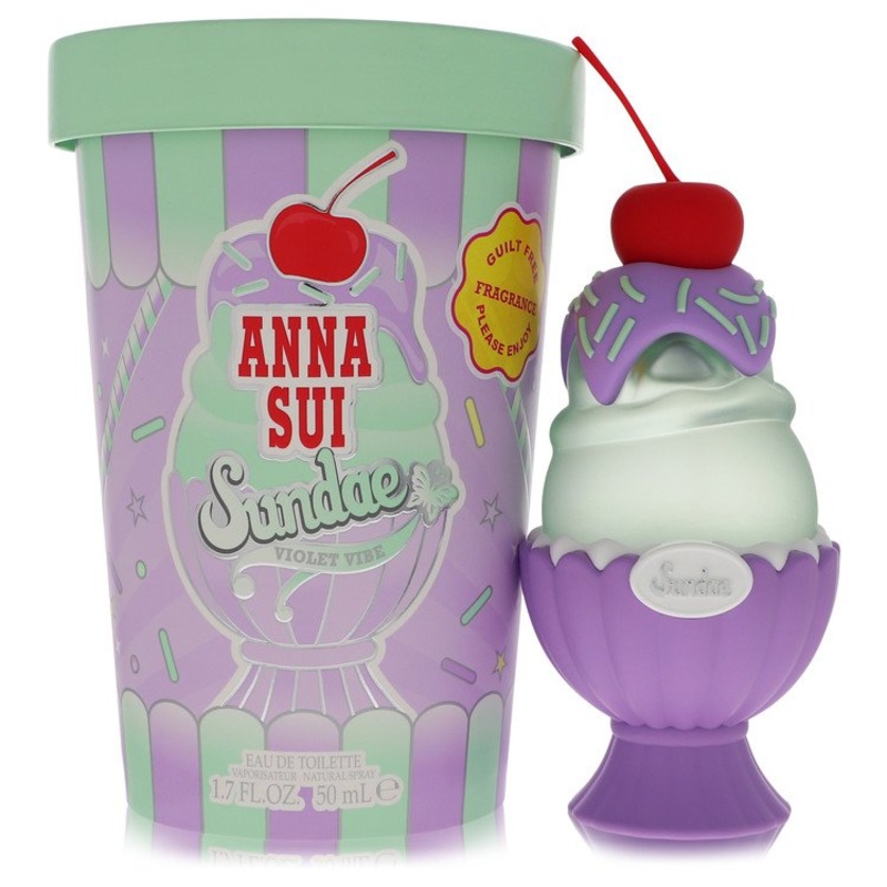 Anna Sui Sundae Violet Vibe by Anna Sui Vial (sample) .05 oz | Women Collection by AAA Beauty