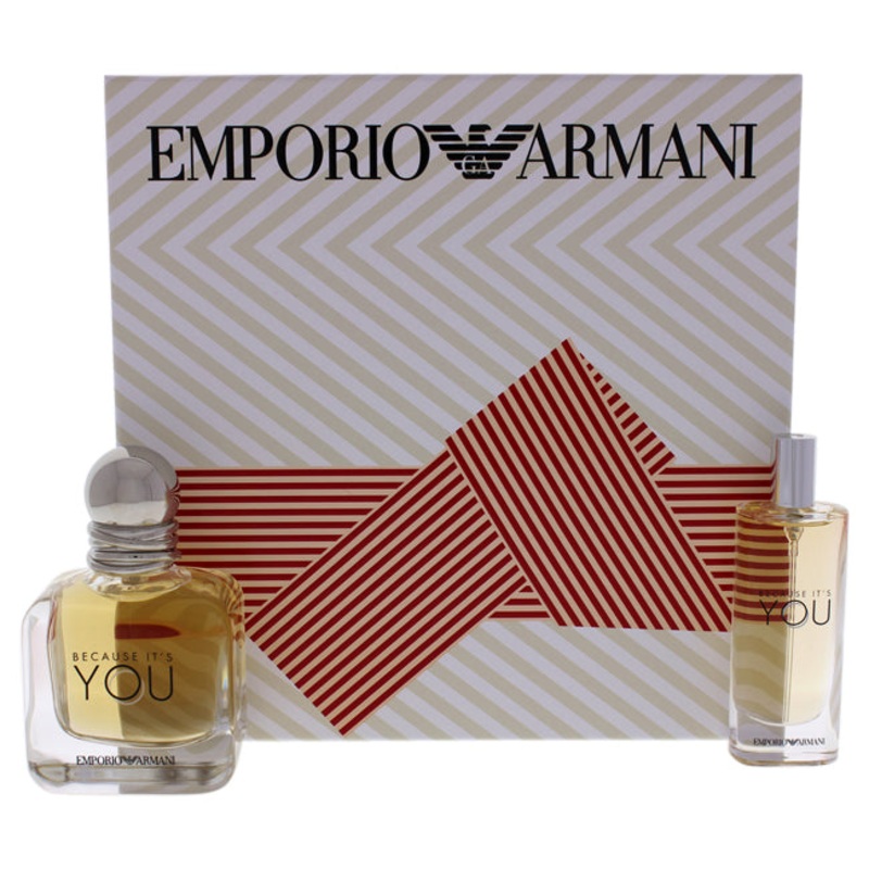Because It Is You by Emporio Armani for Women – 2 Pc Gift Set 1.7  oz.