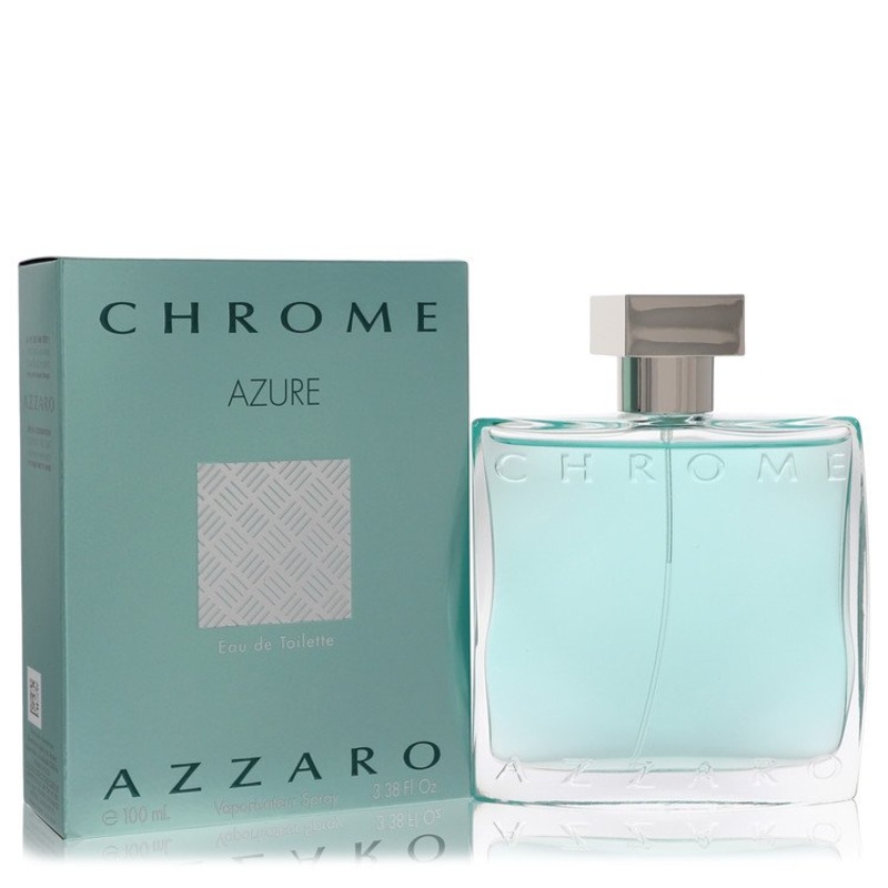 Chrome Azure By Azzaro Cologne 3.38 Oz Edt Spray For Men – Box