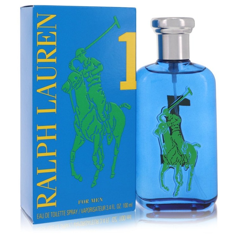 Cologne Ralph Lauren Polo Big Pony #1 Oz 3.4 Oz  EDT Spray Blue for Men