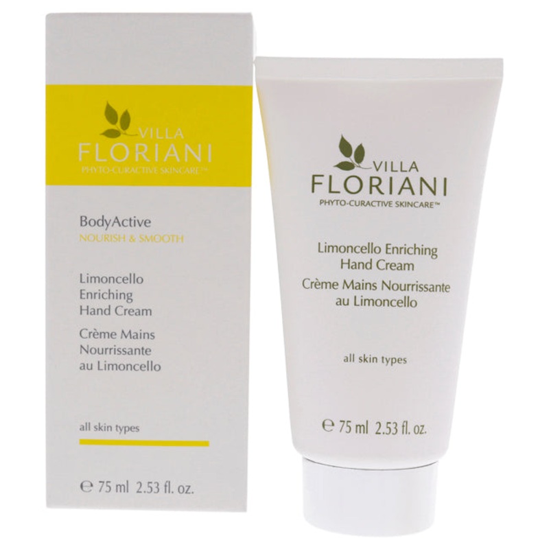 Enriching Hand Cream – Limoncello by Villa Floriani for Women – 2.53 oz Cream 2.53 oz.