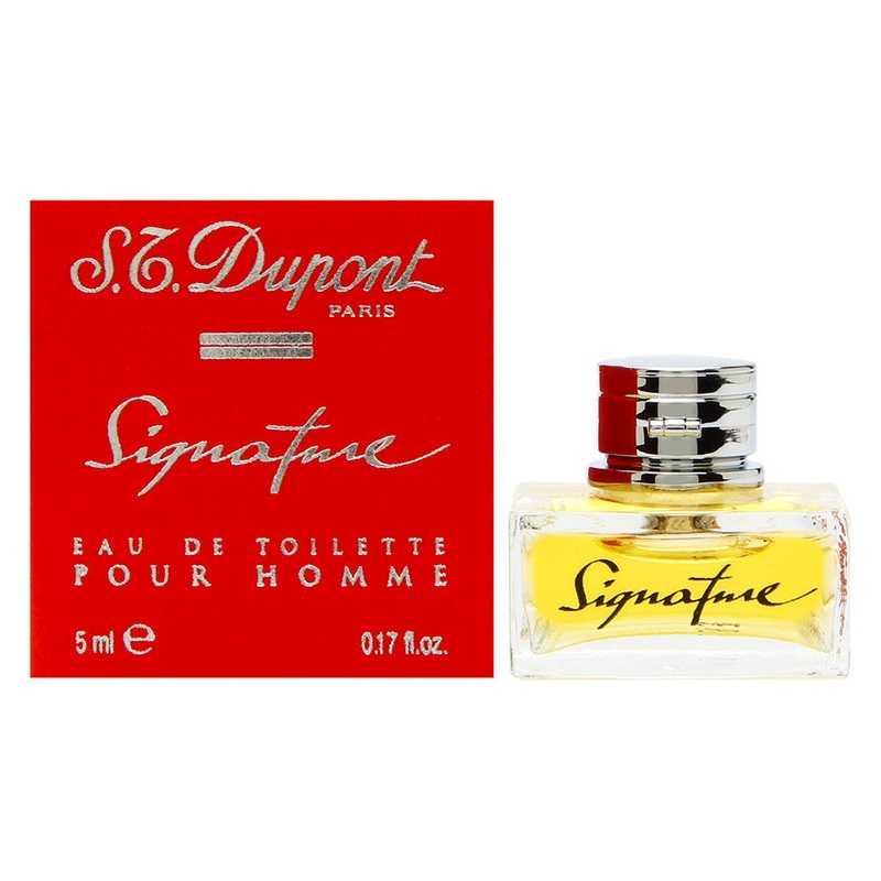 Signature by S.T. Dupont for Men 0.17 oz Eau de Toilette Miniature Collectilbe