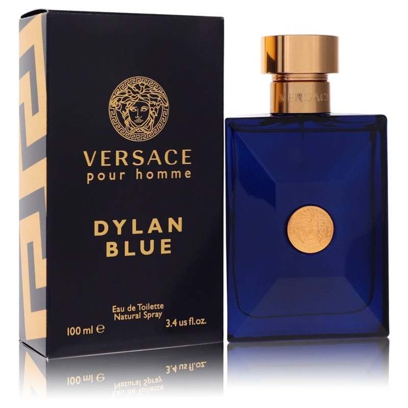 Versace Dylan Blue 3.4 EDT Spray 3.4 Oz Cologne by Versace for Men