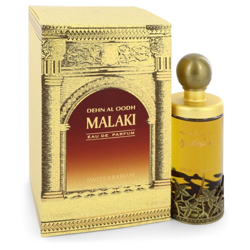 Dehn El Oud Malaki by Swiss Arabian For Men Eau De Parfum Spray 3.4 oz