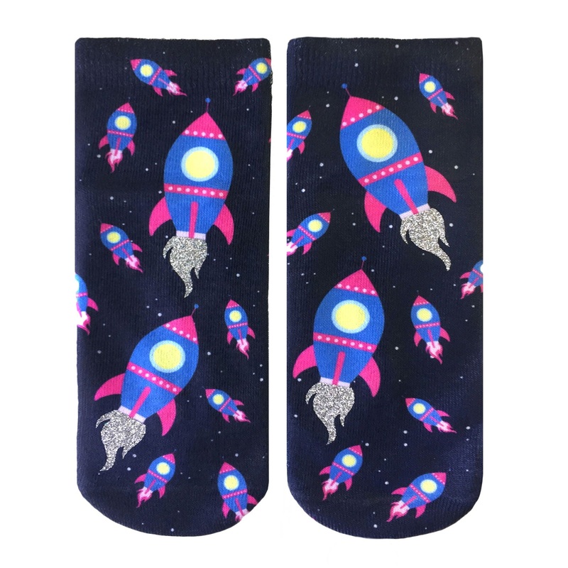 Living Royal Rockerships Glitter Ankle Socks Model No. 108G – 1 Pair