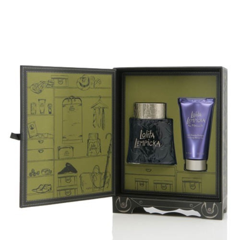 Au Masculin Gift Set by Lolita Lempicka 3 Piece Gift Set: 3.4 Eau De Toilette Spray + Shower Gel + Box. For Men