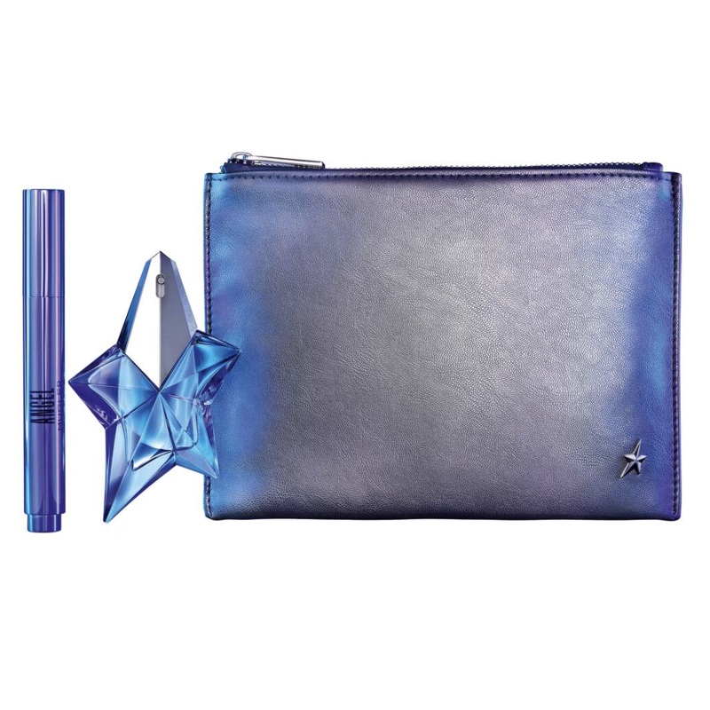 Mugler Angel 3PCS Gift Set – 25ML EDP Spray + 7ML Perfuming Brush + Trousse Bag (Women)