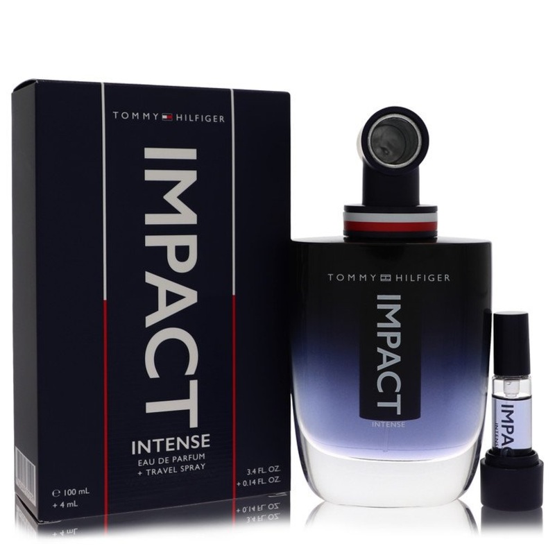Tommy Hilfiger Impact Intense by Tommy Hilfiger For Men Eau De Parfum Spray + 0.14 Travel Spray 3.4 oz
