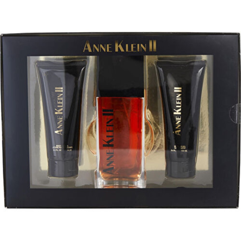 Anne Klein II 3 Piece Gift Set For Women With 3.4 Oz EDP Spray, Body Lotion & Shower Gel 3 Piece Gift Set With 3.4 Oz EDP