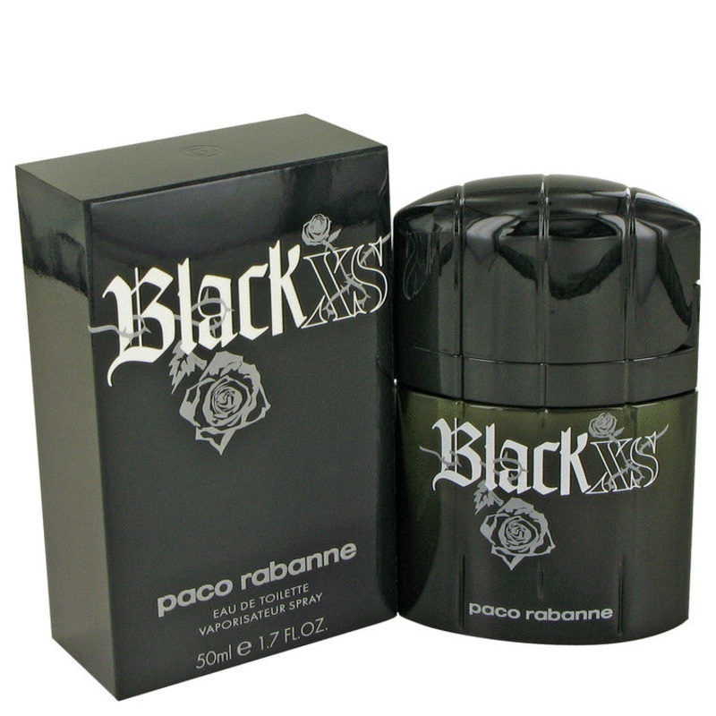 Black XS by Paco Rabanne For Men Eau De Toilette Spray 1.7 oz