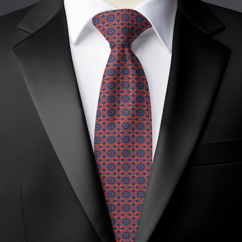 Chokore Red & Blue Silk Tie – Indian At Heart range