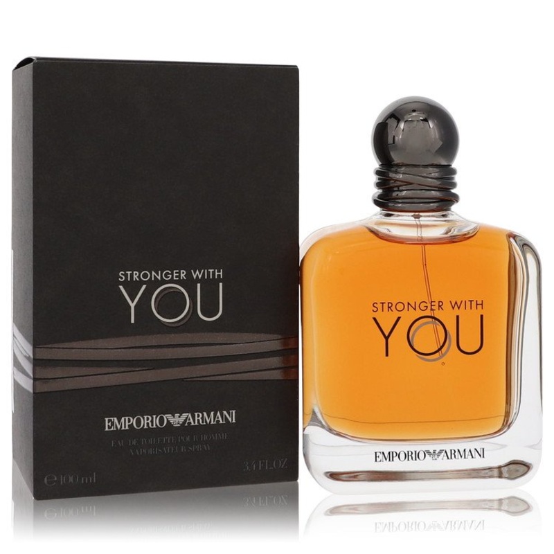 Stronger With You by Giorgio Armani Eau De Toilette Spray 3.4 oz for Men – Premium Designer Fragrance