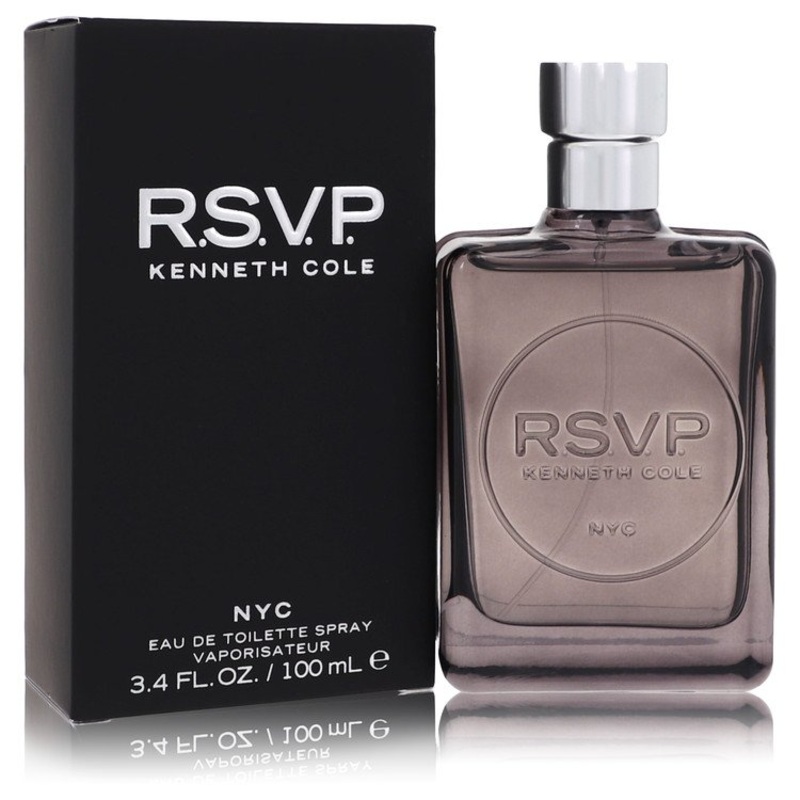 Cologne Kenneth Cole R.S.V.P 3.4 Oz  EDT Spray for Men