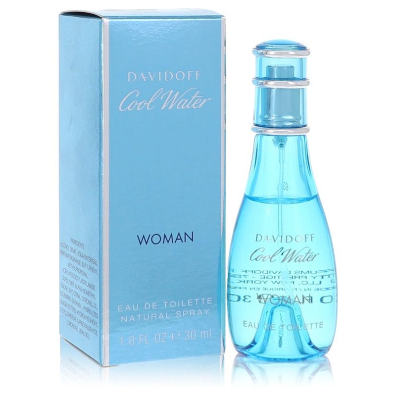 Cool Water by Davidoff Eau De Toilette Spray 1 oz for Women – Premium Designer Fragrance