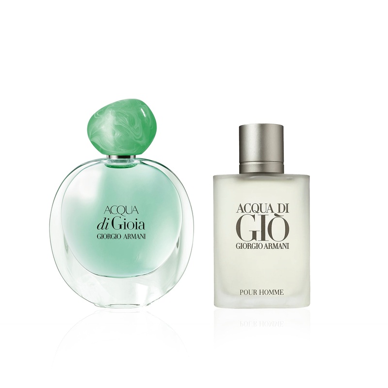 Acqua di Gioia and Acqua di Gio by Giorgio Armani for Men and Women