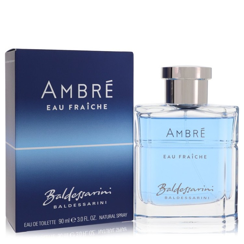 Baldessarini Ambre Eau Fraiche by Hugo Boss Eau De Toilette Spray 3 oz for Men – Premium Designer Fragrance