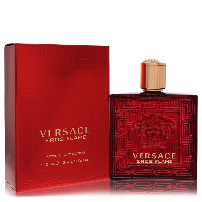 Versace Eros Flame by Versace After Shave Lotion 3.4 oz / 100 ml for Men