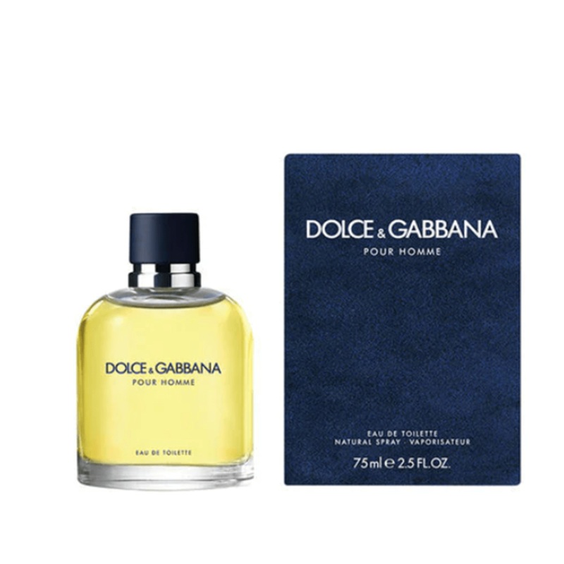 Dolce & Gabbana Pour Homme Eau de Toilette Men’s Aftershave Spray (75ml, 125ml) 75ml