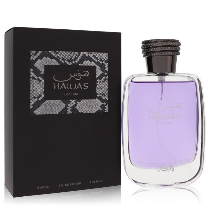 Hawas By Rasasi Cologne 3.38 Oz Edp Spray For Men – Box