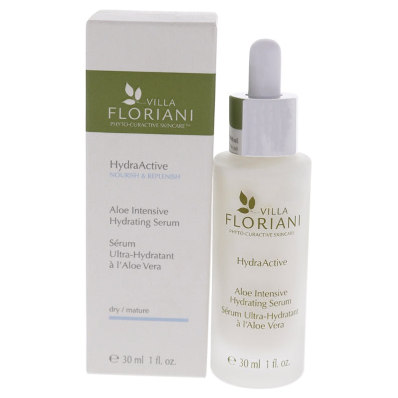Intensive Hydrating Serum – Aloe by Villa Floriani for Women – 1 oz Serum 1 oz.