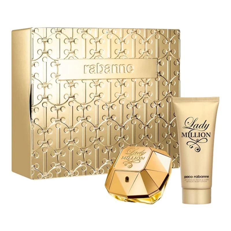 Lady Million Eau de Parfum Gift Set (2PC) 80mL EDP + 100mL body lotion