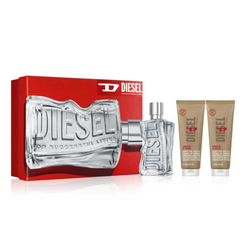 Diesel D 3PCS Gift Set – 100ML EDT Spray + 2 X 75ML Shower Gel (Men)