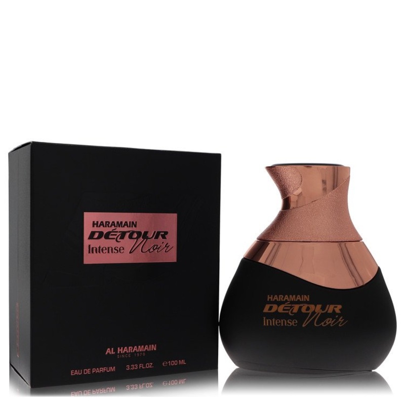 Al Haramain Detour Noir Intense by Al Haramain Eau De Parfum Spray (Unisex) 3.4 oz for Women – Premium Designer Fragrance