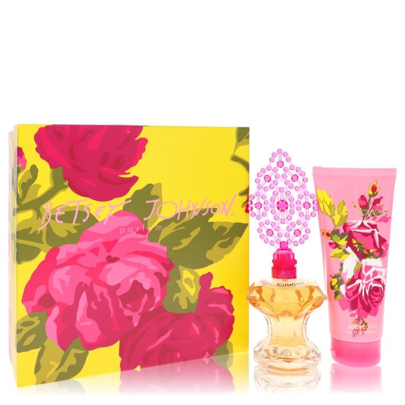 Betsey Johnson by Betsey Johnson Gift Set — 3.4 oz Eau De Parfum Spray + 6.7 oz Body Lotion for Women – Premium Designer Fragrance