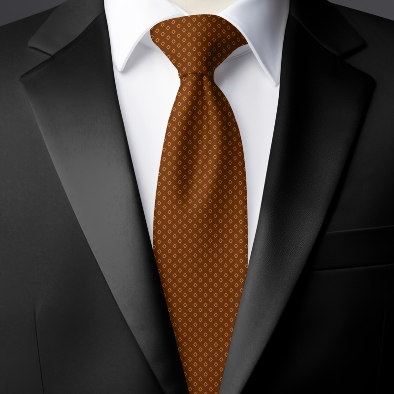 Chokore Rust Silk Tie – Indian at Heart range