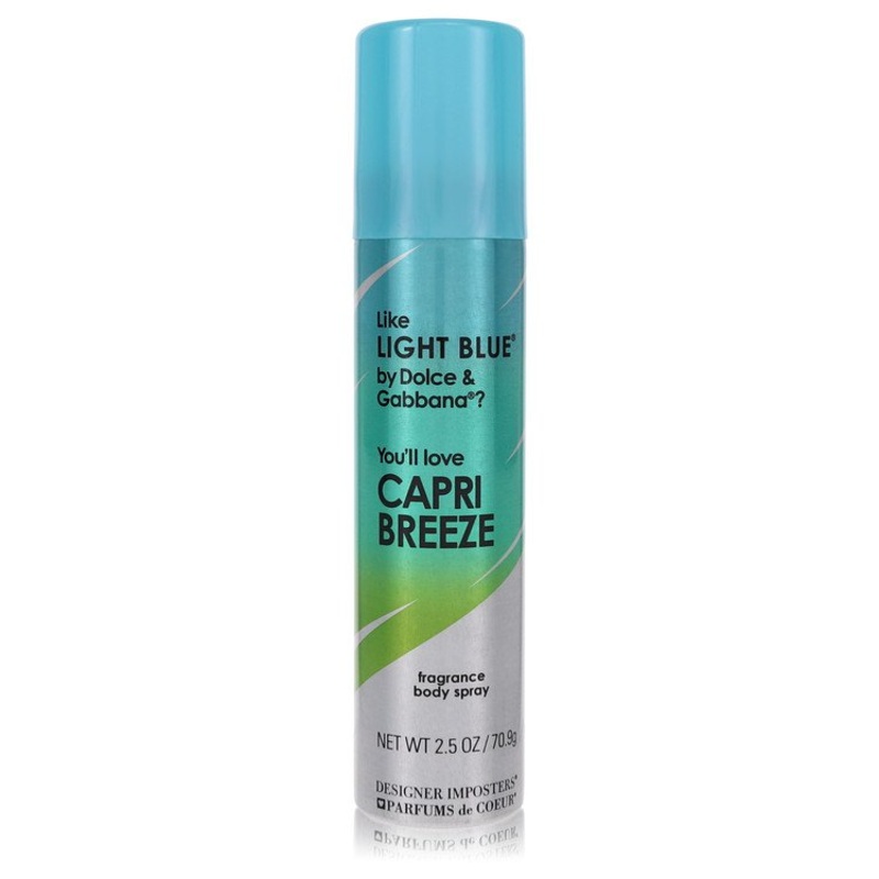 Designer Imposters Capri Breeze by Parfums De Coeur Body Spray 2.5 oz for Women – Premium Designer Fragrance