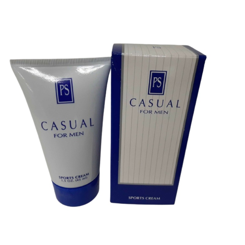 Casual Sports Cream by Paul Sebastian: A Luxury Designer Invigorating Body Cream for Men 1.5 Oz. Body Cream For Men
