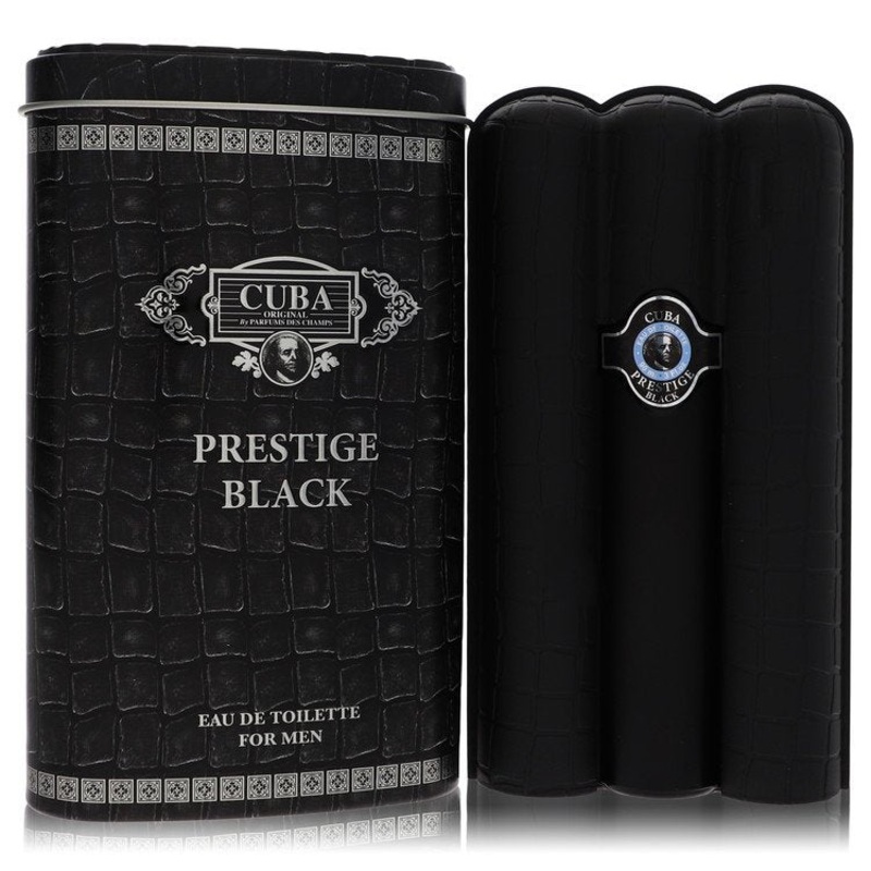 Cuba Prestige Black EDT Spray 3.0 Oz Cologne by Cuba for Men