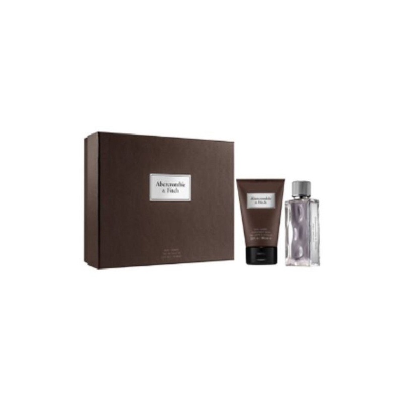 Abercrombie Fitch First Instinct Eau de Toilette Men’s Aftershave Gift Set Spray (50ml) with Hair & Body Wash