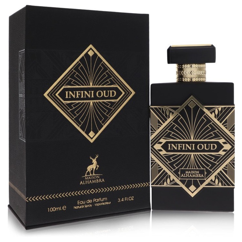 Maison Alhambra Infini Oud by Maison Alhambra Eau De Parfum Spray (Unisex) 3.4 oz for Men – Premium Designer Fragrance