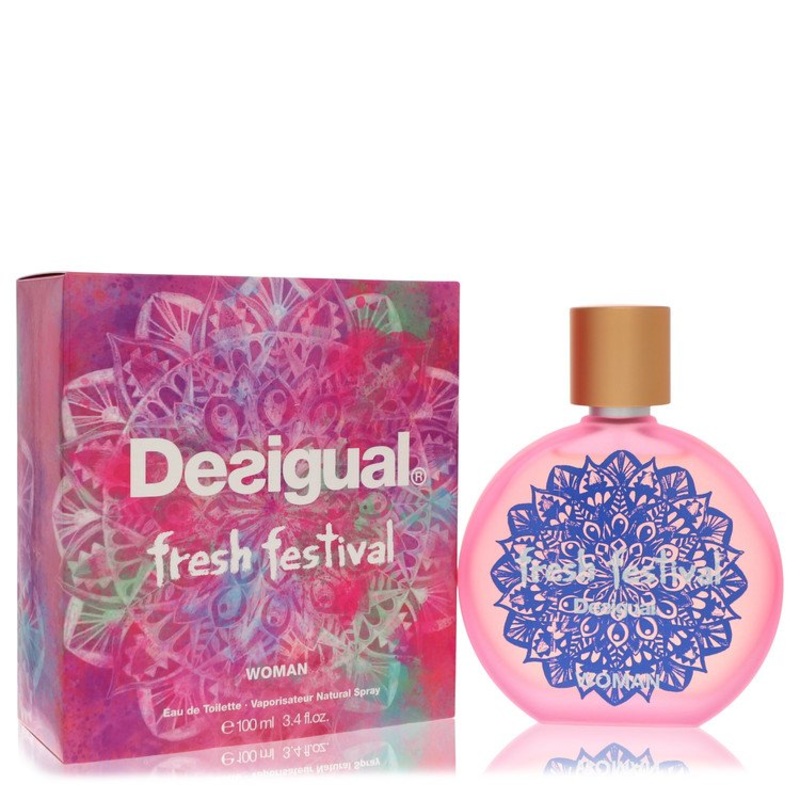 Desigual Fresh Festival by Desigual For Women Eau De Toilette Spray 3.4 oz