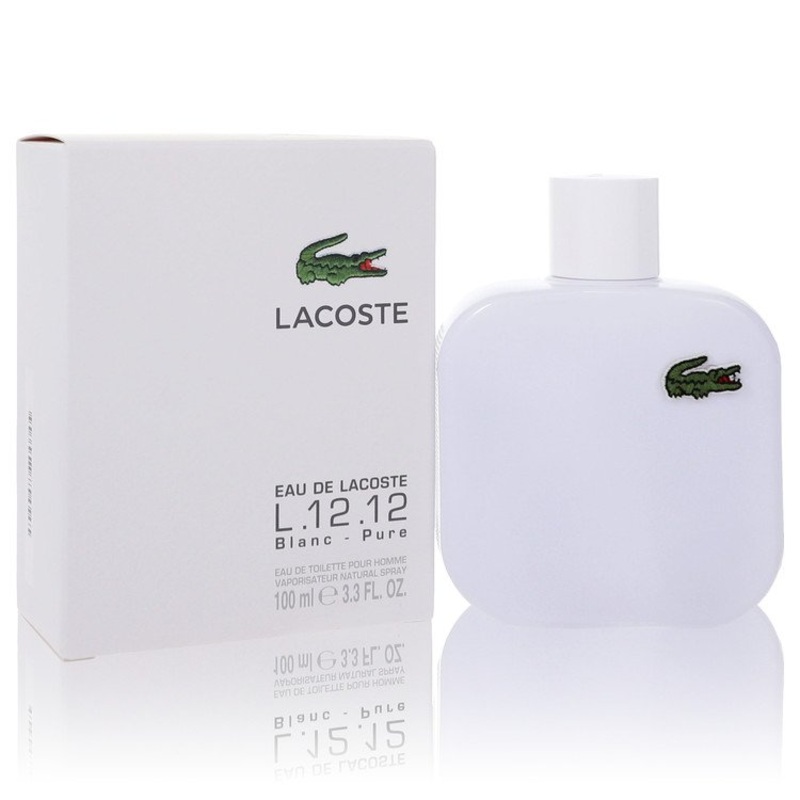 Lacoste Eau De Lacoste L.12.12 Blanc by Lacoste Eau De Toilette Spray 3.3 oz for Men – Premium Designer Fragrance